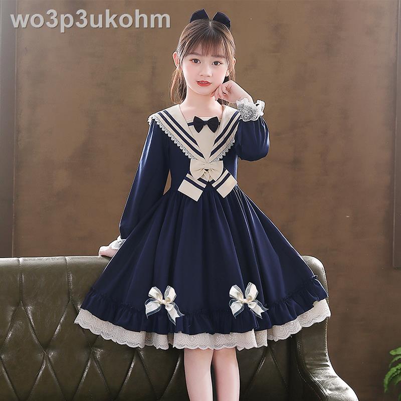 ∏Nữ sinh mặc bộ váy mùa thu 2021 sẽ cho trẻ em lạ mùa thu mới váy của cô bé