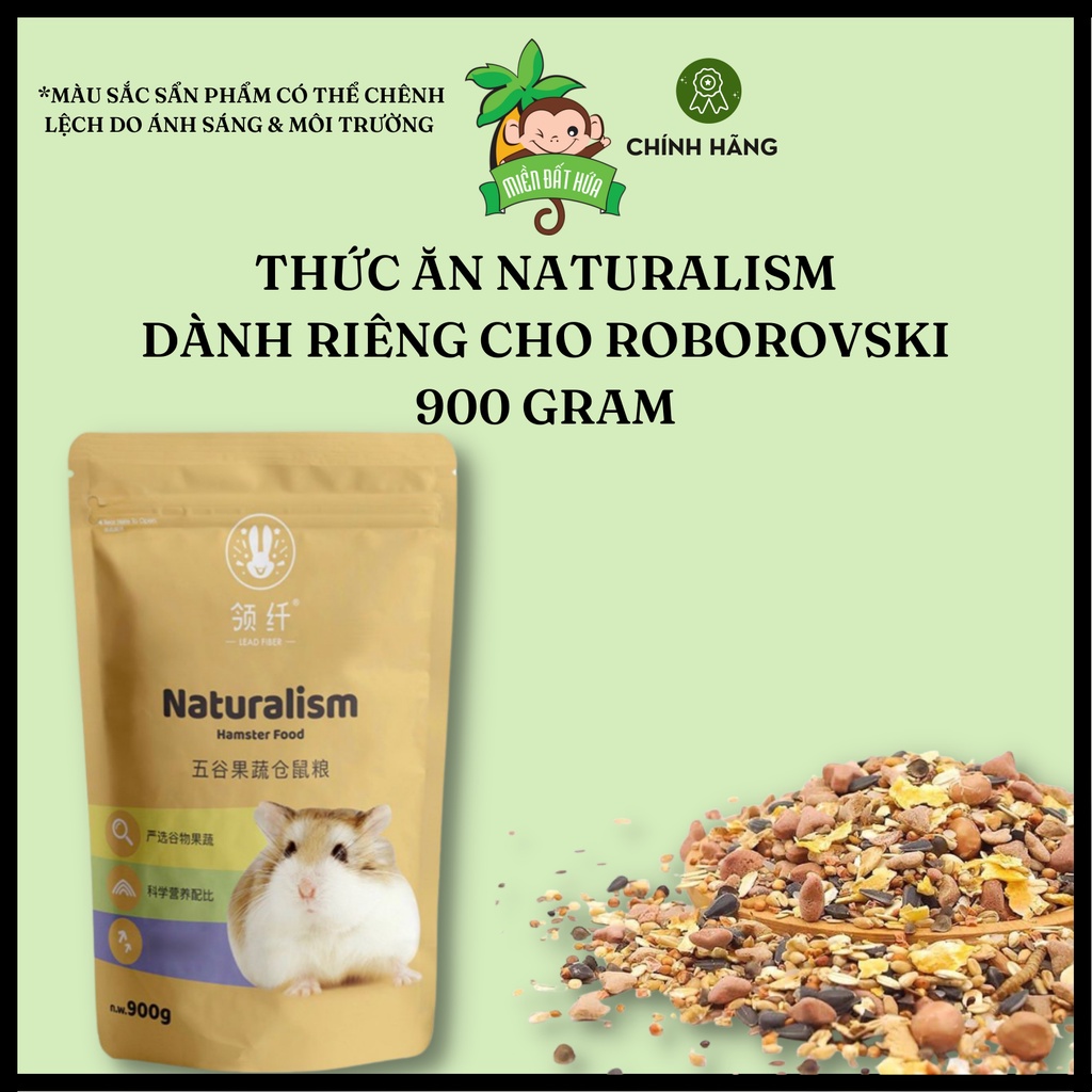 Thức ăn hamster - Dành riêng cho dòng robo cao cấp chính hãng Naturalism 900gram