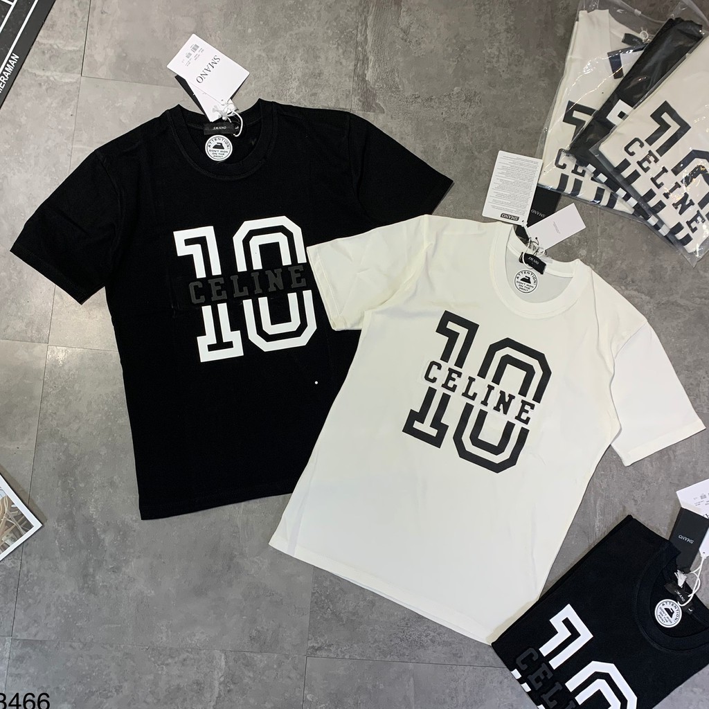 Áo Thun Nam, Áo Phông In Chữ Số 3D Phong Cách Thời Trang Chất Liệu Thun Cotton Thoáng Mát - AC101 - Shopmens | BigBuy360 - bigbuy360.vn