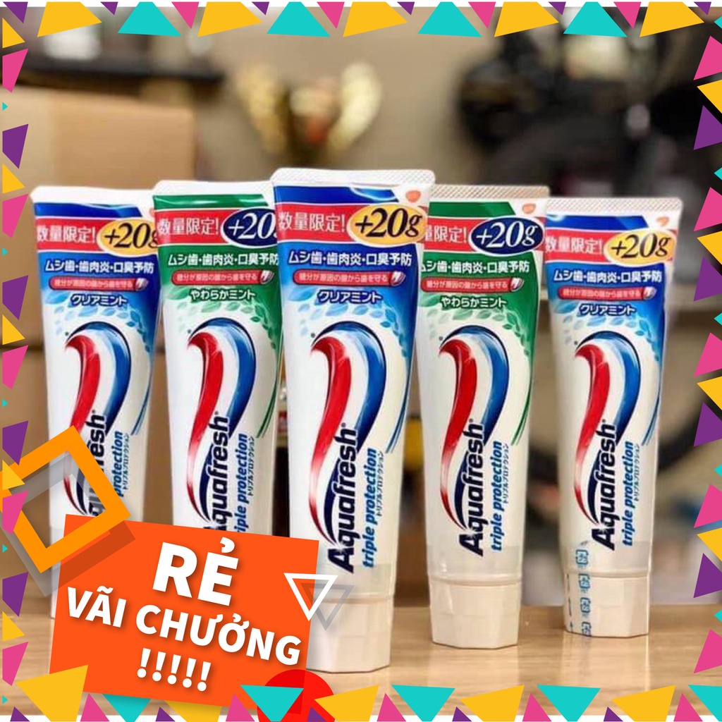 Kem đánh răng Aquafresh 140g Nhật Bản