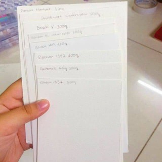 Set mix nhiều loại giấy