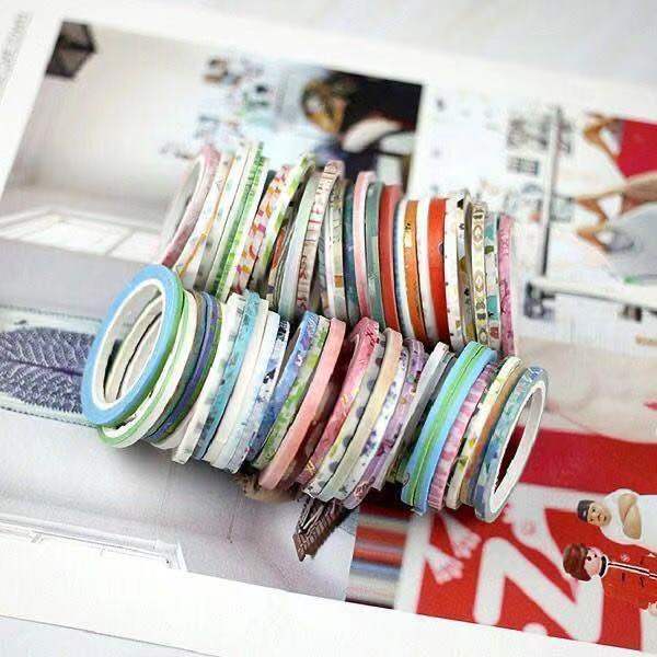 Băng keo washi trang trí sổ tay họa tiết dễ thương