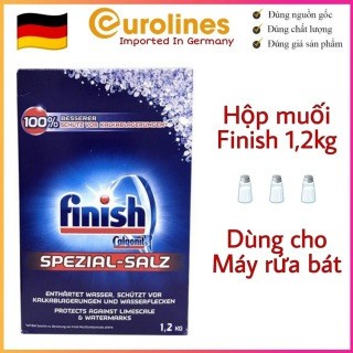 Muối rửa bát finish 1.2kg dùng cho Máy rửa bát