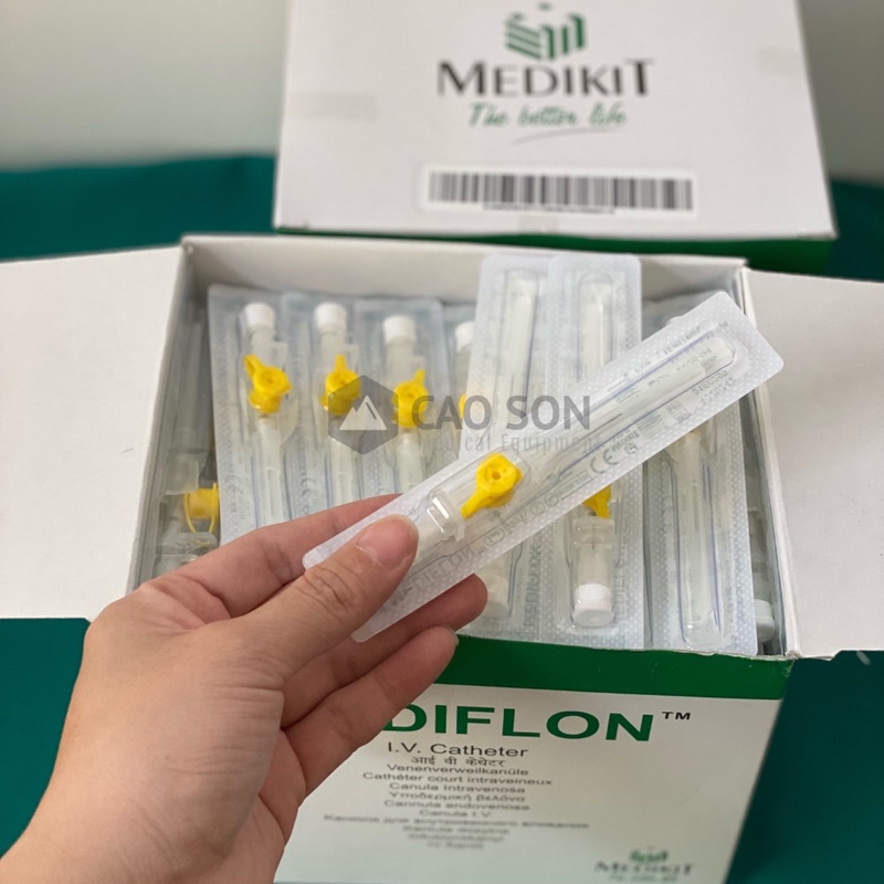 Kim luồn tĩnh mạch size 22, size 24 Mediflon