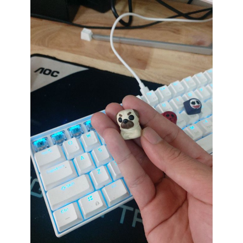 Keycap chó pug