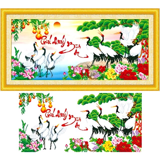 TRANH ĐÍNH ĐÁ DF259  115×59cm