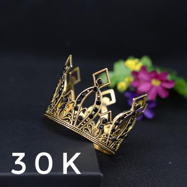 [Freeship] Vương Miện Baroque Trang Trí Bánh Kem