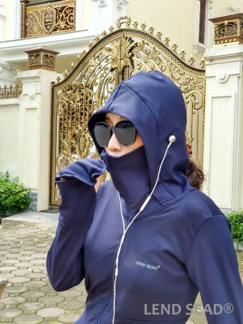 áo chống nắng toàn thân dáng dài LENDSEAD❤FREESHIP🇻🇳 áo choàng chống nắng chất cotton lạnh, Đóng túi công ty như hình | BigBuy360 - bigbuy360.vn