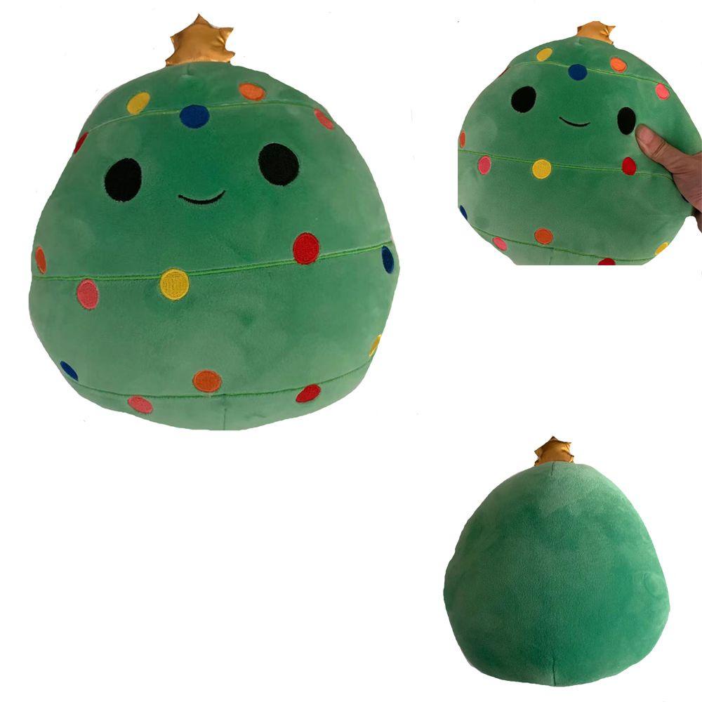 LAKAMIER Gối Nhồi Bông Hình Cây Thông Trang Trí Giáng Sinh