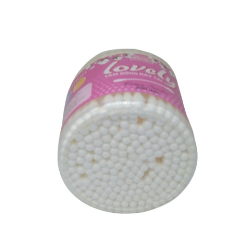 Hộp bông gòn ráy tai Lovely-Bông ráy tai hộp