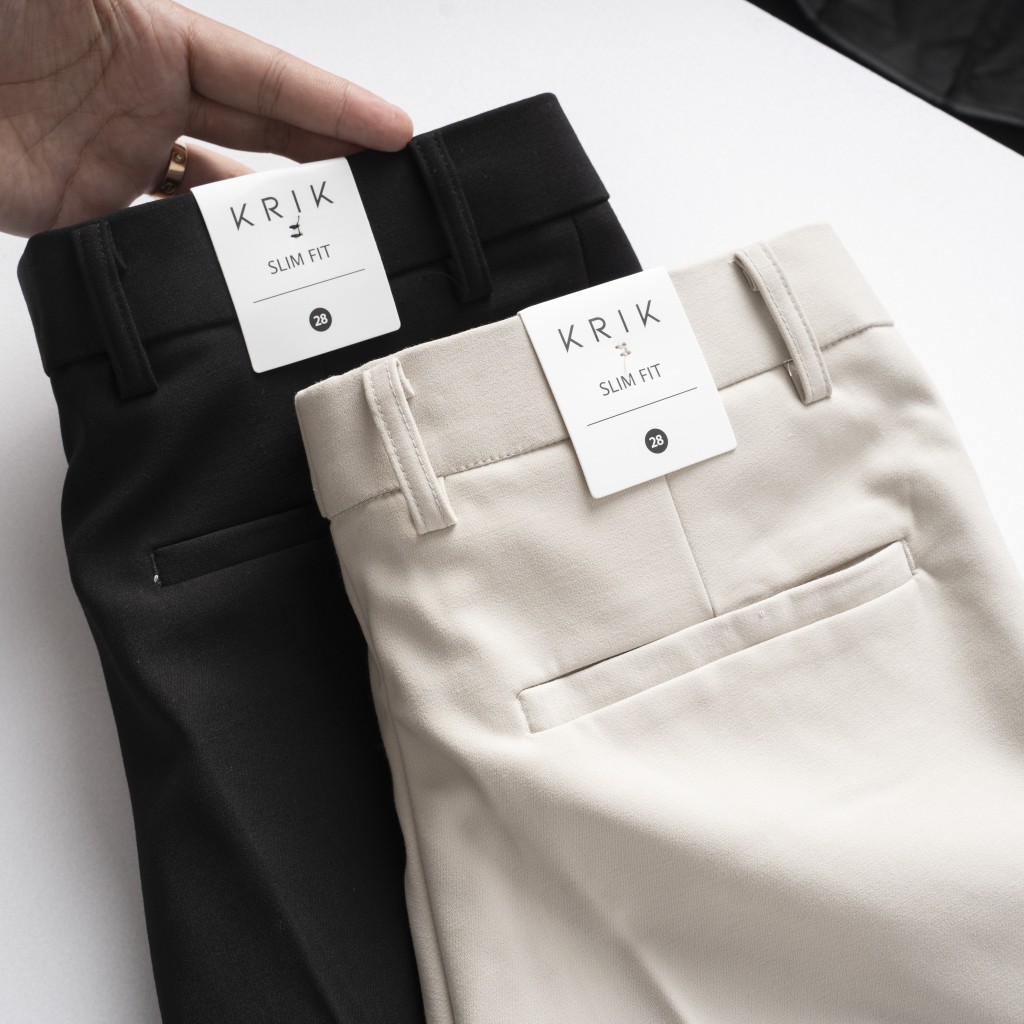 Quần Âu Nam KRIK Dáng Côn Chất Vải Mền Mịn Không Bai Không Xù Xắn Gấu 6039 | BigBuy360 - bigbuy360.vn