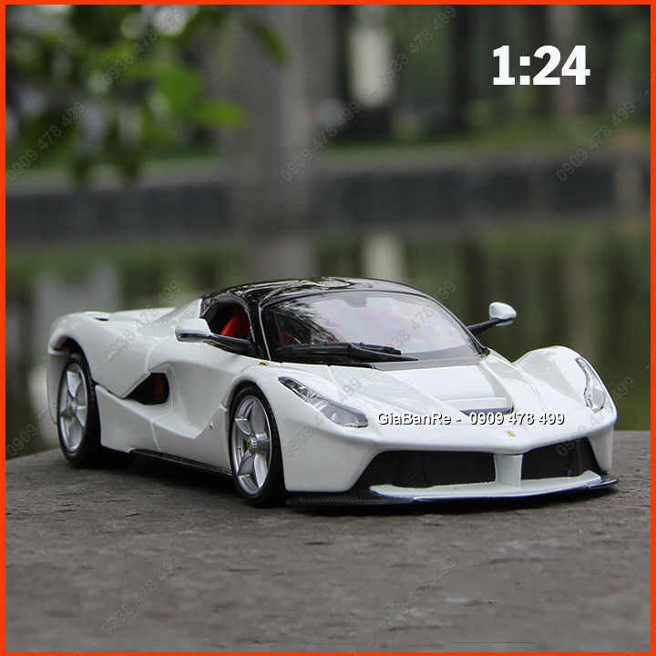 Xe Mô Hình Kim Loại La Ferrari Tỉ Lệ 1:24  - Đỏ - Bburago - 8181d