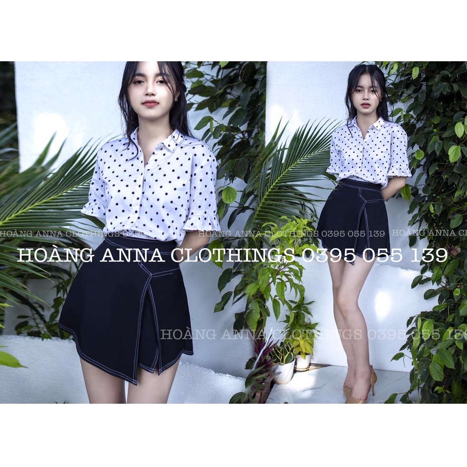 Quần váy dáng A vải tuyết mưa mềm mịn màu đen M012 | BigBuy360 - bigbuy360.vn