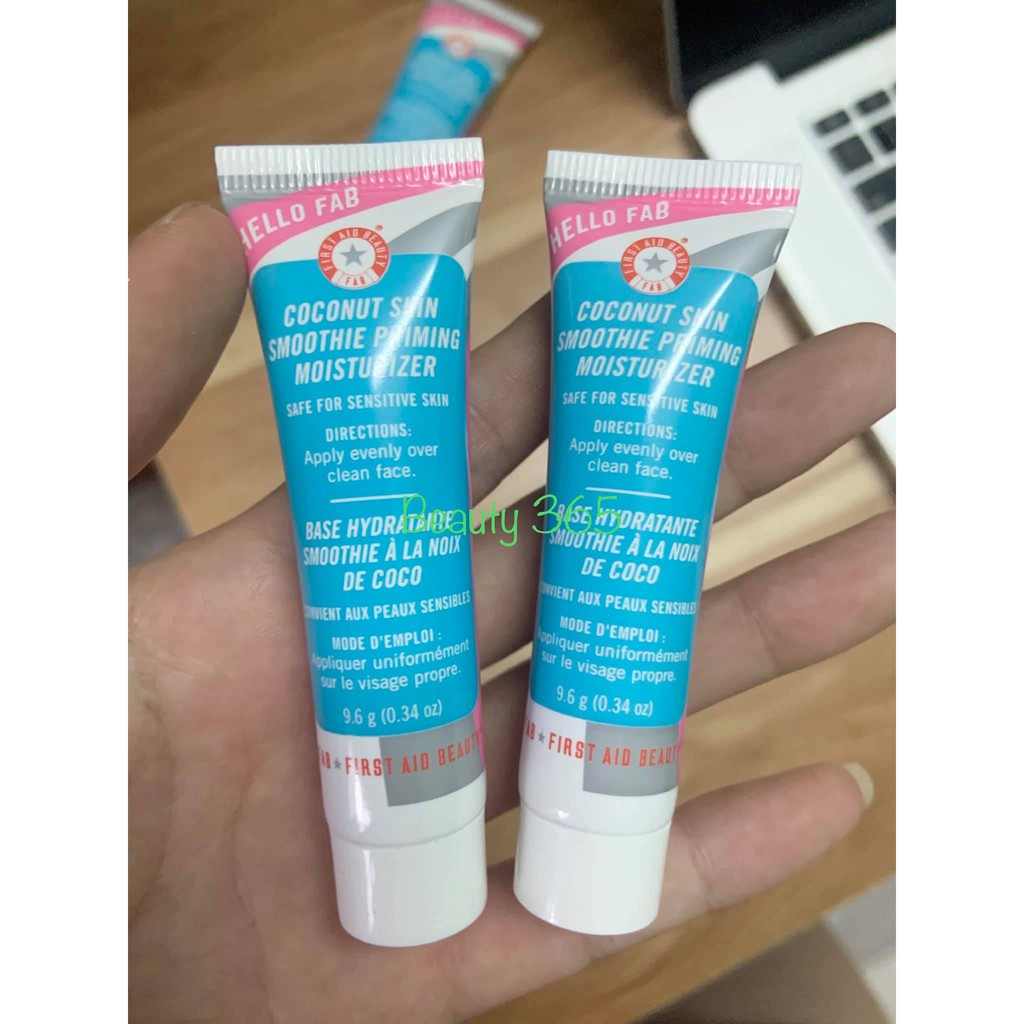 Kem lót cho làn da sáng mịn FIRST AID BEAUTY Hello FAB Coconut Skin Smoothie Priming Moisturizer | BigBuy360 - bigbuy360.vn