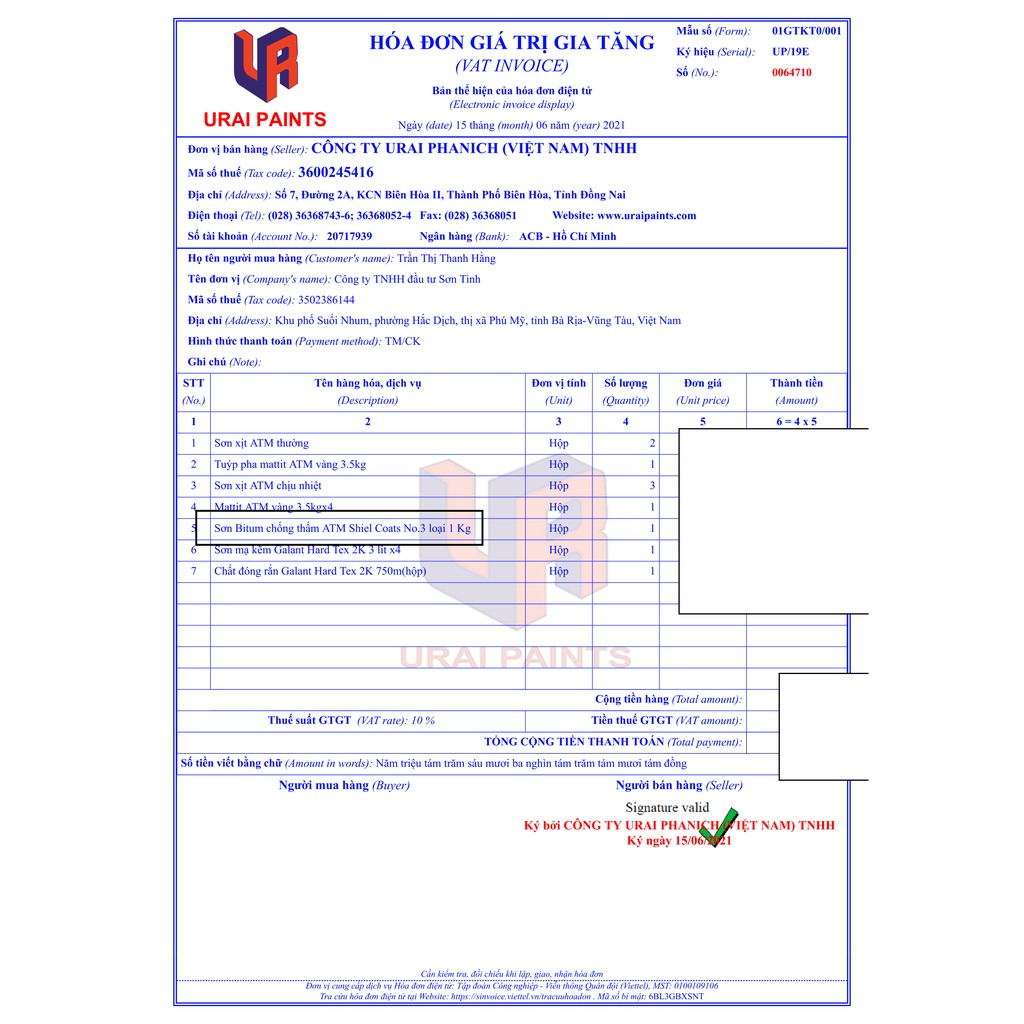 Sơn chống thấm Bitum ATM Shield Coat 3,5 kg