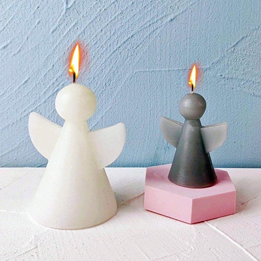 YIYU Khuôn Làm Nến Hình Thiên Thần 3D