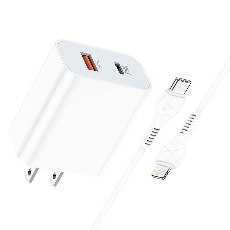 Củ Sạc Nhanh 20W Chính Hãng NAHU Cổng USB Và Type-C Bảo Hành Lỗi 1 Đổi 1