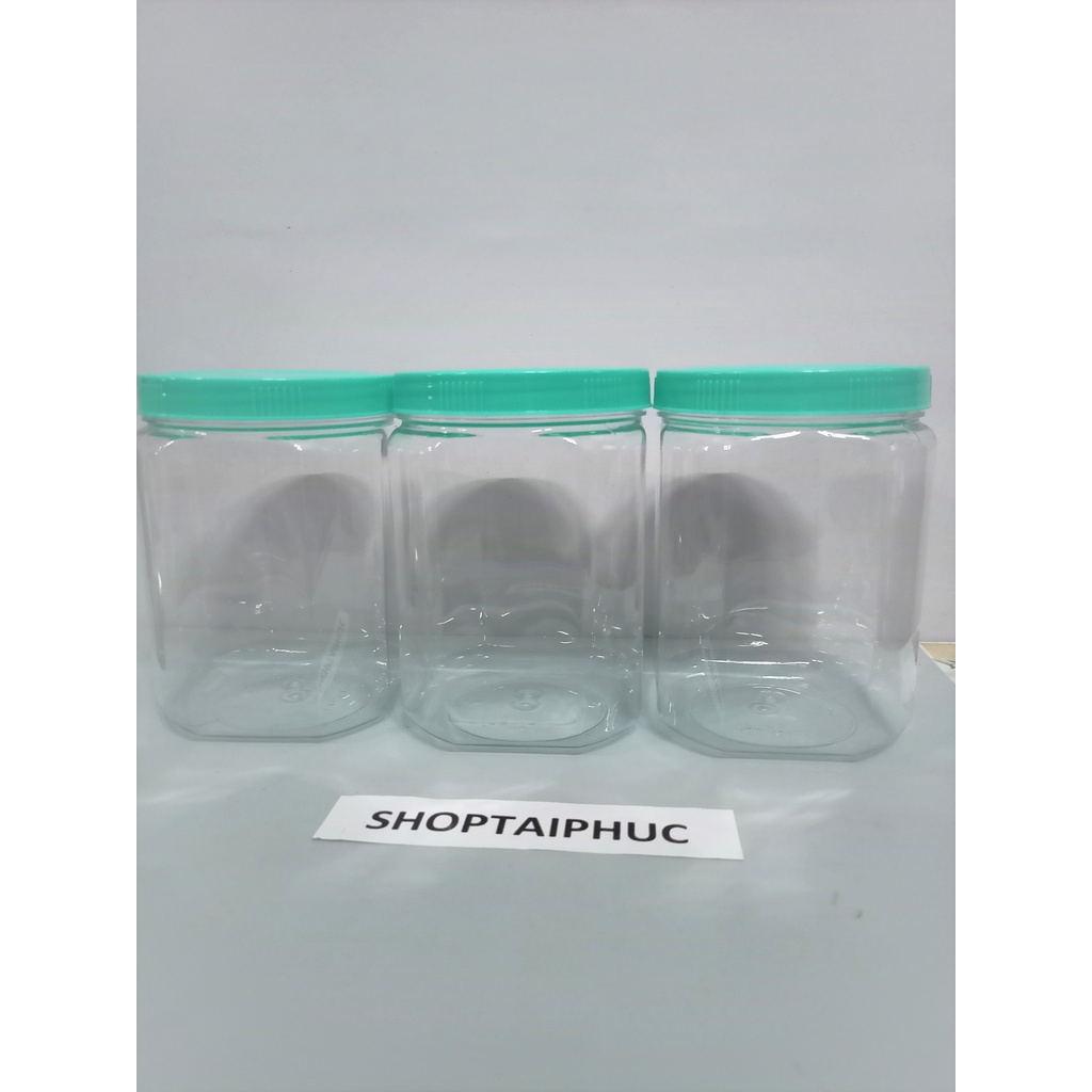Hủ nhựa vuông - DUY TÂN - 1kg