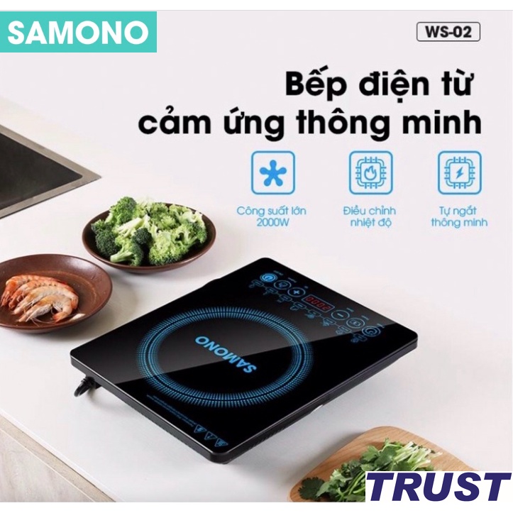 Bếp điện từ đơn cảm ứng thông minh SAMONO WS-02