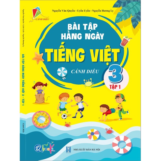 Sách - Combo Bài Tập Hằng Ngày Toán và Tiếng Việt 3 - Tập 1 - Cánh Diều (2 Cuốn)
