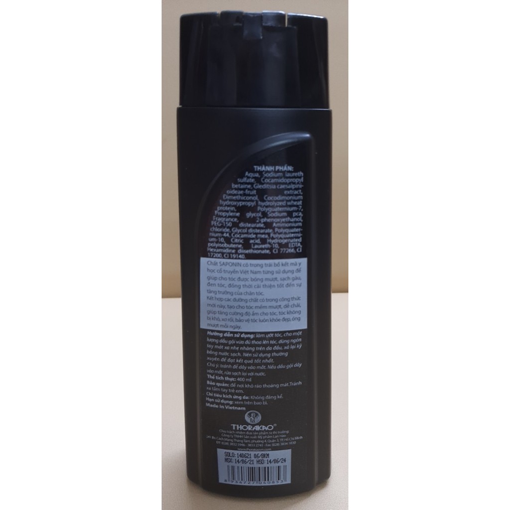 Dầu gội Thorakao Bồ Kết NEW 400ml