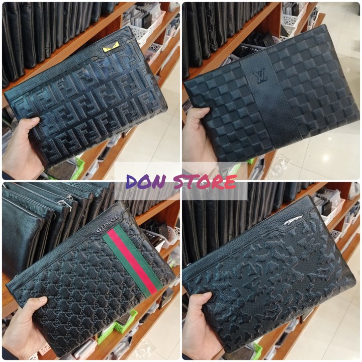 Clutch Nam/ Ví Cầm Tay Nam Full Da Bò Thật 100% Sản Phẩm Cao Cấp New Trend 2020 (BH 12 Tháng)