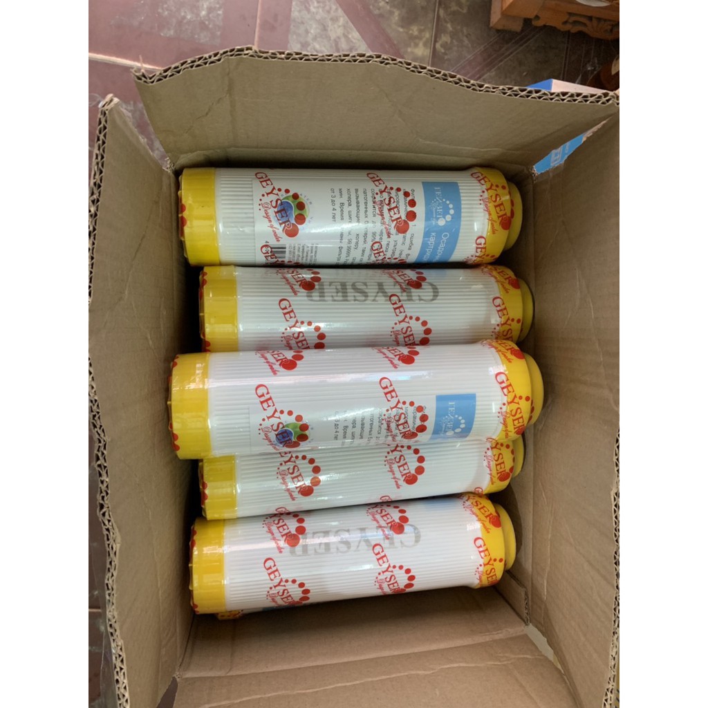 Lõi Lọc Số 1,2 Máy Geyser Liên Doanh ♥️ Lõi Số 1 Bông, Số 2 Cation Làm Mềm Nước