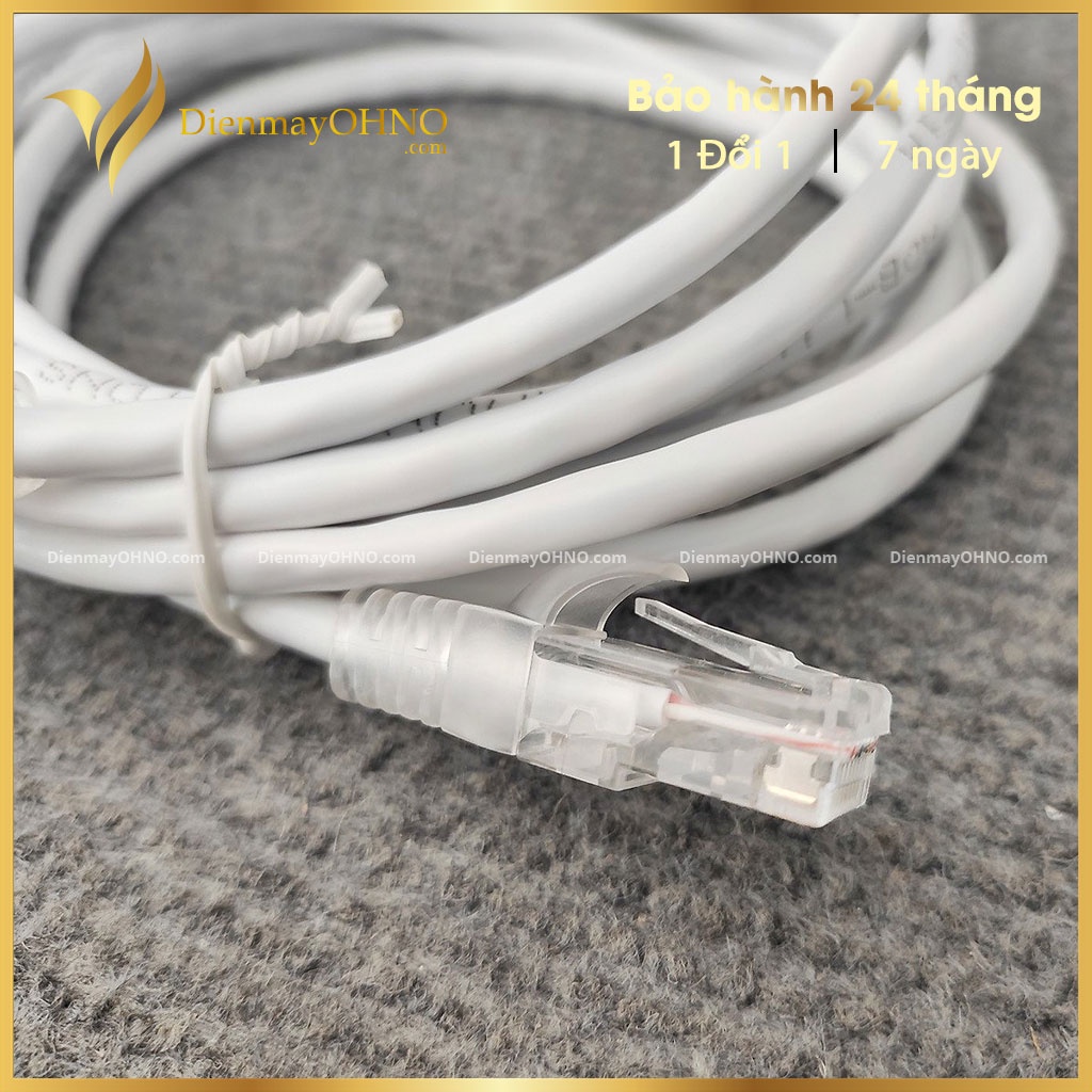 Dây Mạng Lan Dây Cáp Mạng Wifi Cap Lan Bấm Sẵn 2 Đầu 5m 10m 15m 20m - Điện Máy OHNO
