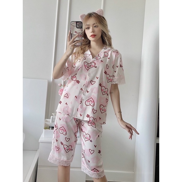 Đồ bộ lụa LATIN LỬNG BIG SIZE dưới 68kg