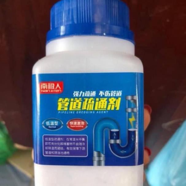 Bột Thông Tắc Cống, Đường Ống, Bồn Cầu, Bồn Rửa Mặt..Xử Lý Triệt Để Cặn Bã, Chất Thải Hữu Cơ