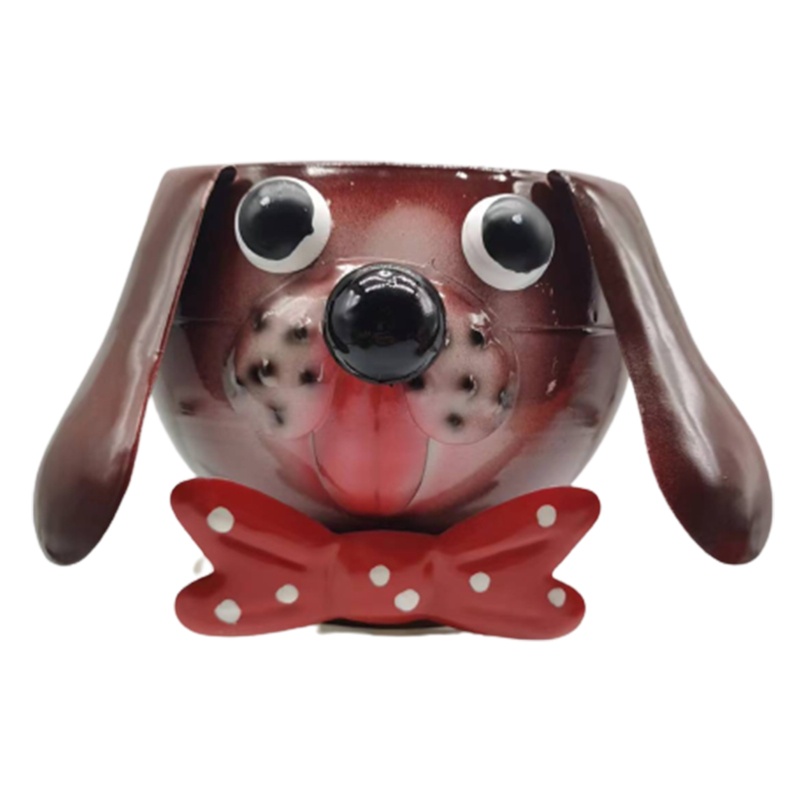 Chậu Hoa Bằng Kim Loại Hình Động Vật Dễ Thương Sáng Tạo