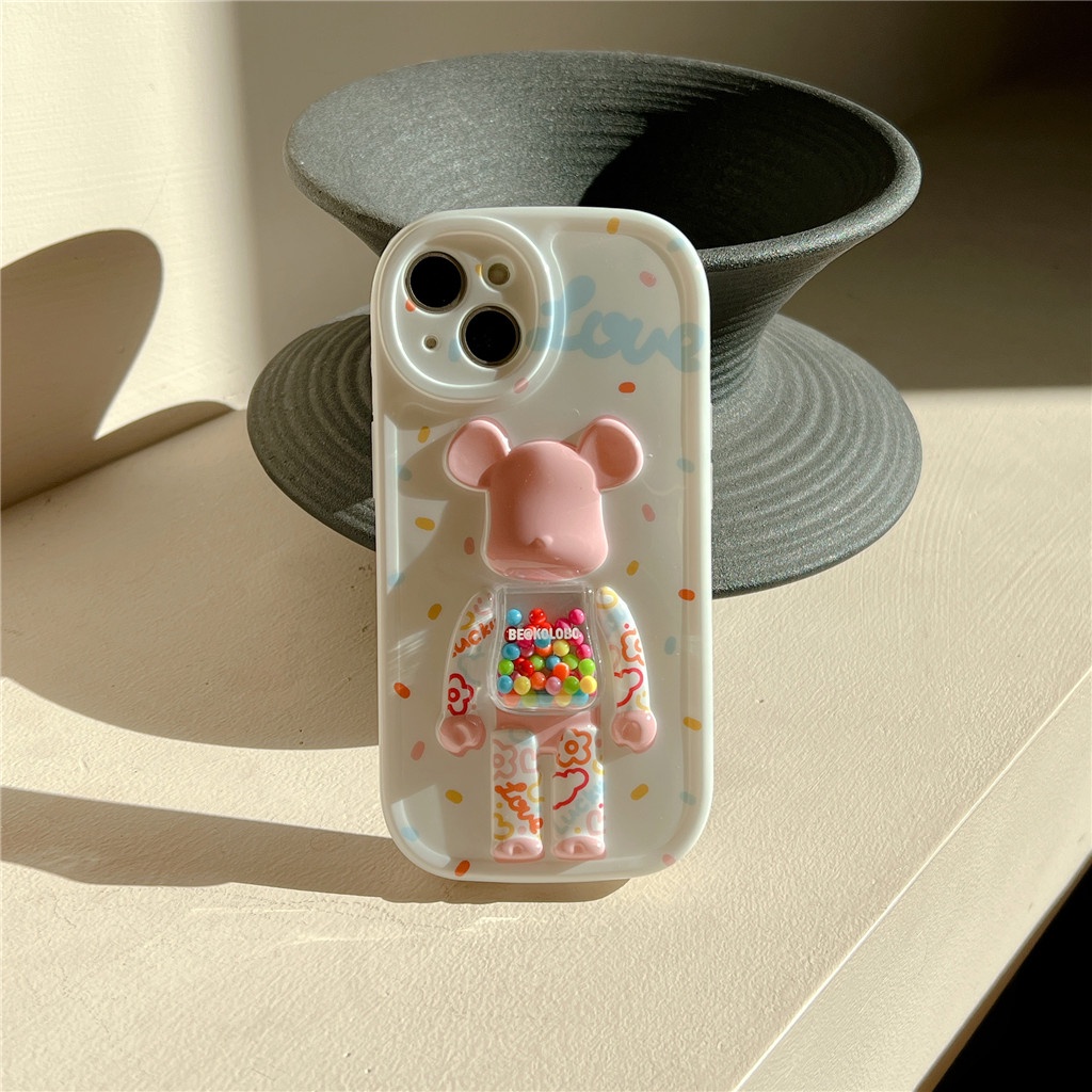 Ốp Điện Thoại TPU Mềm Họa Tiết Hoạt Hình Ba Chiều IMD Cho iphone Case 14 Pro Max 13 Pro Max 12 Pro Max