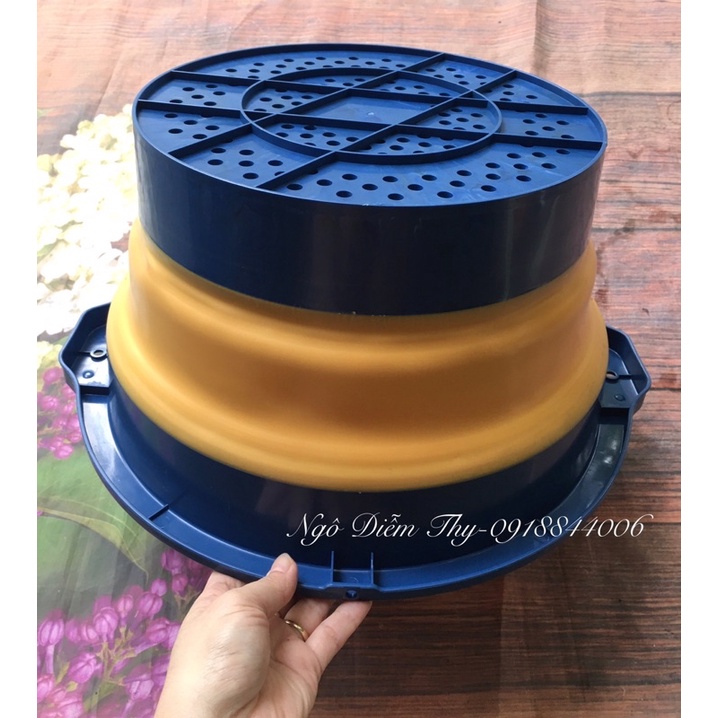 CHẬU GẤP GỌN THÔNG MINH _ CHẬU RỬA RAU CỦ, HOA QUẢ, CHÉN BÁT _ CHẬU GIẶT _ CHẬU NGÂM MASAGE CHÂN
