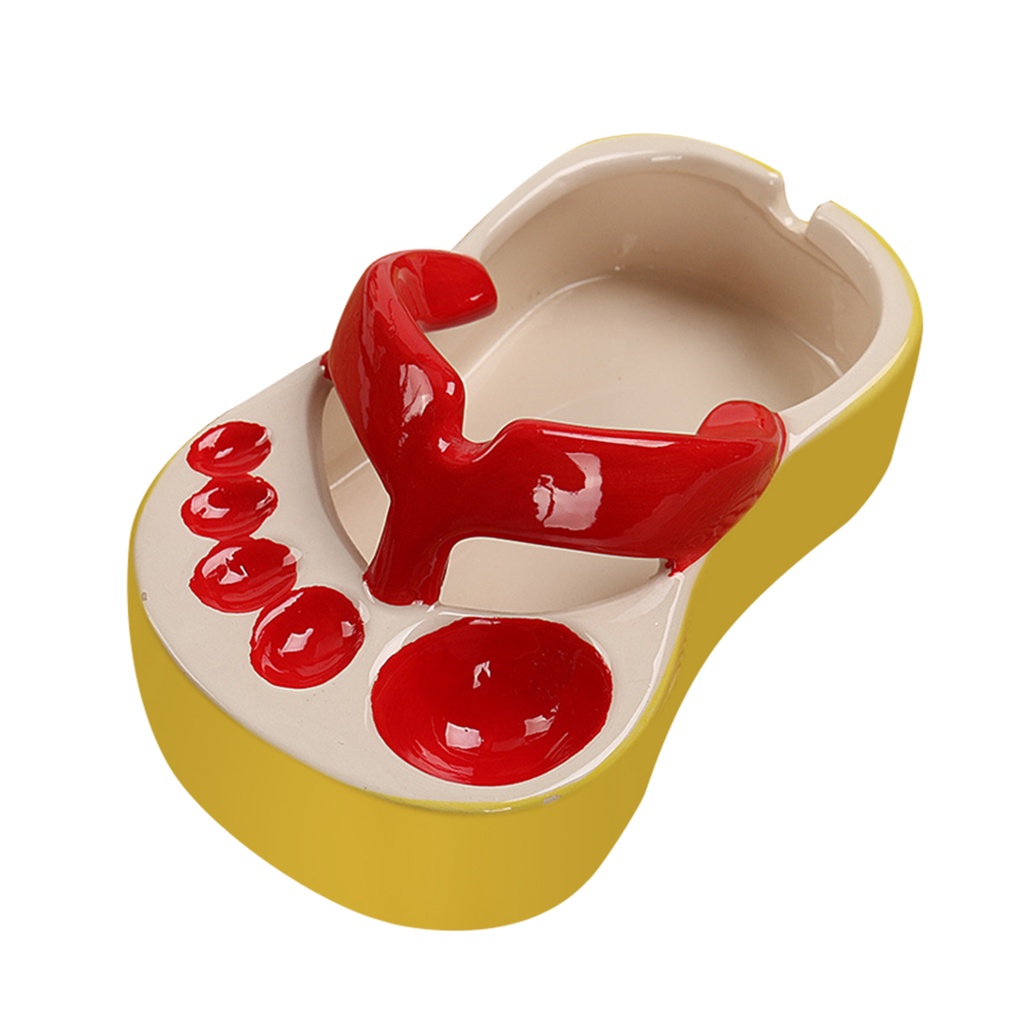 Đĩa Sứ Hình Bàn Chân Chiên Khoai Tây Chiên Cho Nhà Bếp