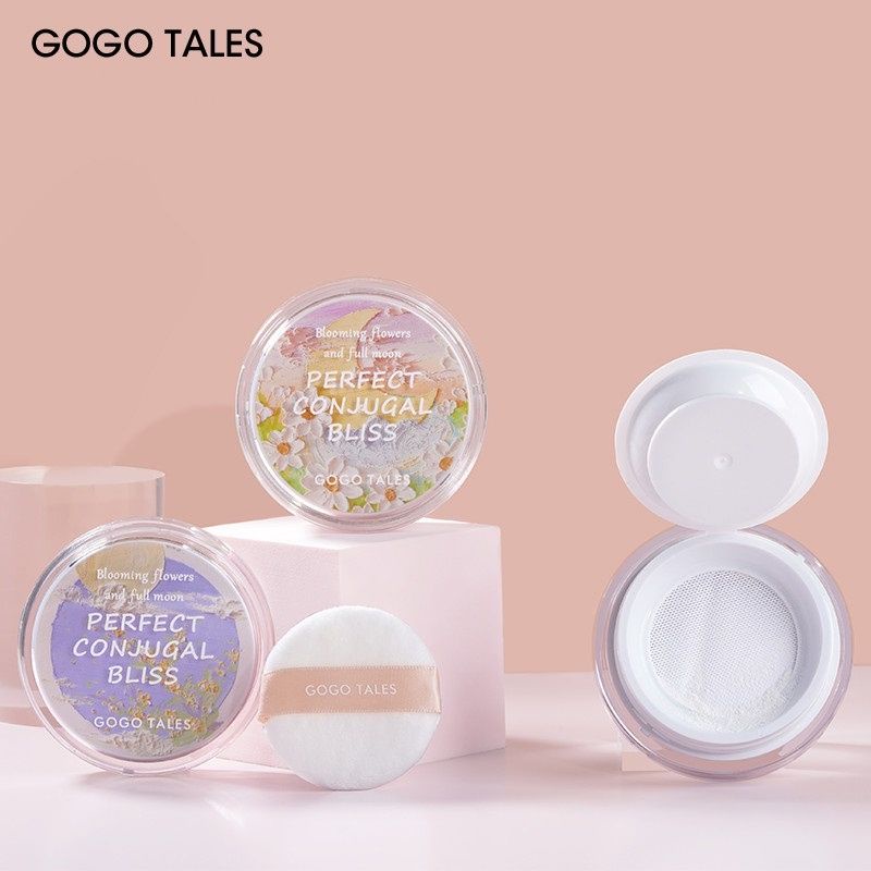 GOGO TALES - Phấn phủ bột Gogo Tales Flower Joy Tender Face Loose Powder