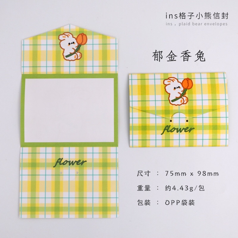 Thiệp gấu thỏ cute