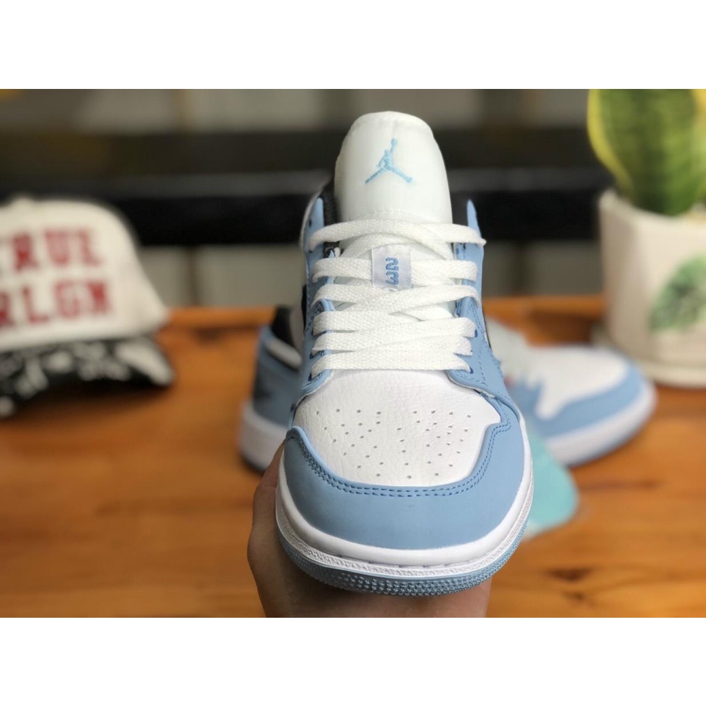 [Full box - trung] Giày Jordan xanh university blue low cao cấp