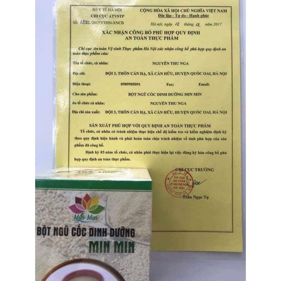 [CHÍNH HÃNG] NGŨ CỐC LỢI SỮA CAO CẤP MIN MIN, Mẫu mới 29 loại Hạt, ngũ cốc dành cho mẹ bầu và mẹ nuôi con bằng sữa mẹ