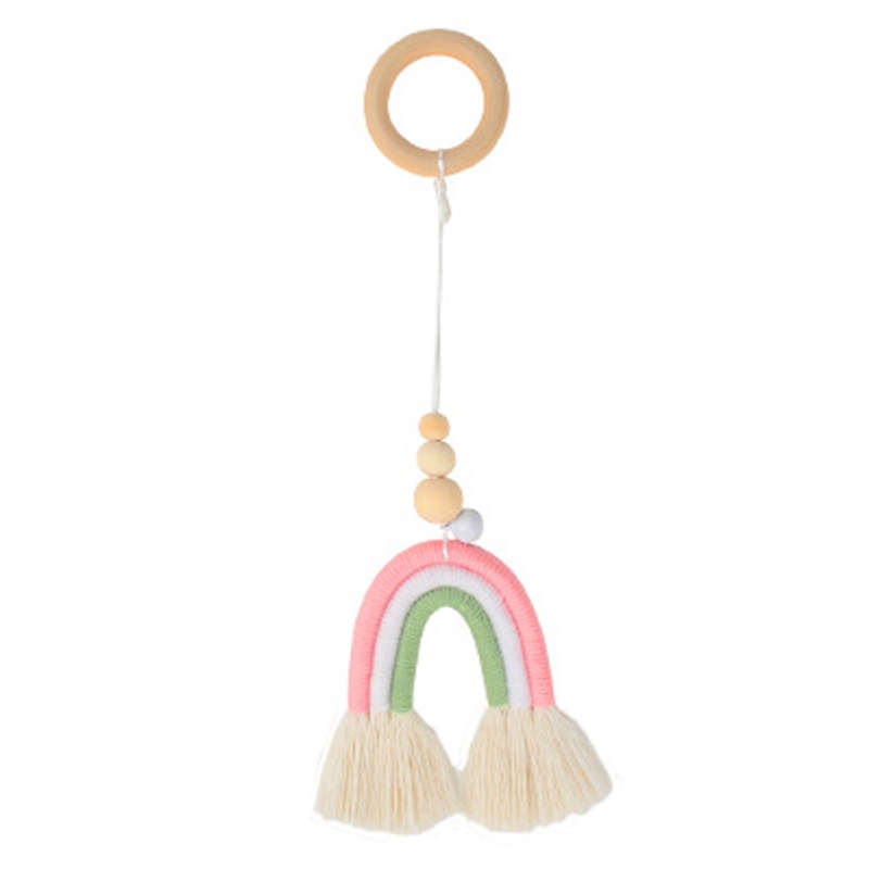 Đồ Chơi Vòng Lục Lạc Treo Xe Đẩy Em Bé Sơ Sinh Mọc Răng