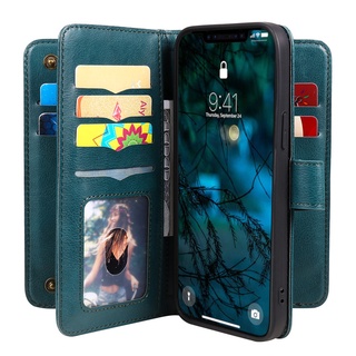 Ốp Lưng Ví Da Cho Apple Iphone 11/11 Pro/11 Pro Max/12/12 Pro/12 Mini/12 Pro Max