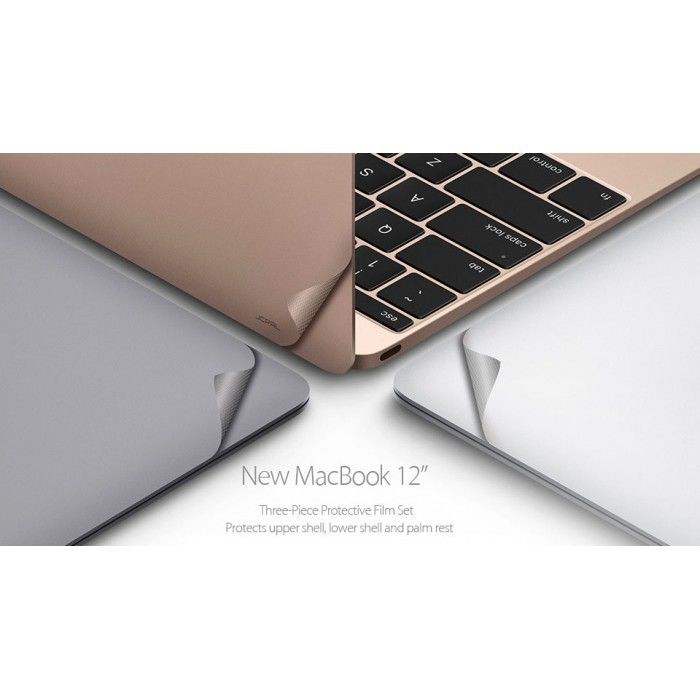 [Mã ELHAMS5 giảm 6% đơn 300K] Bộ Dán 4 Màu cho Macbook 12inch / Air 13 2018-2019 Chính Hãng JCPAL 5 In 1