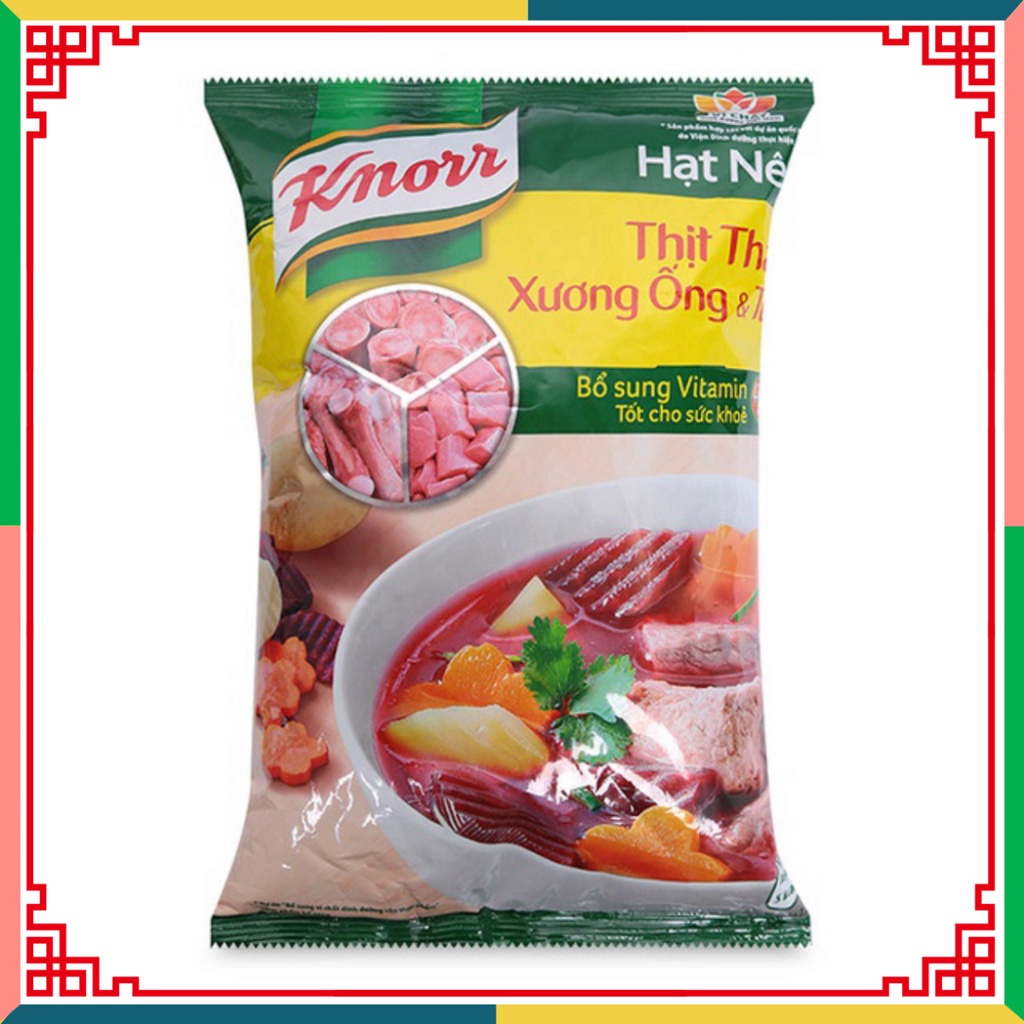 Hạt Nêm Knorr Thịt Thăn, phần xương ống và Tủy cải thiện Vitamin A 400G