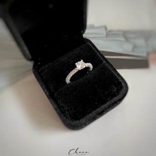 Nhẫn bạc đính đá Choco Jewelry