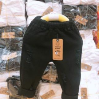 Quần kaki đen trắng cho bé