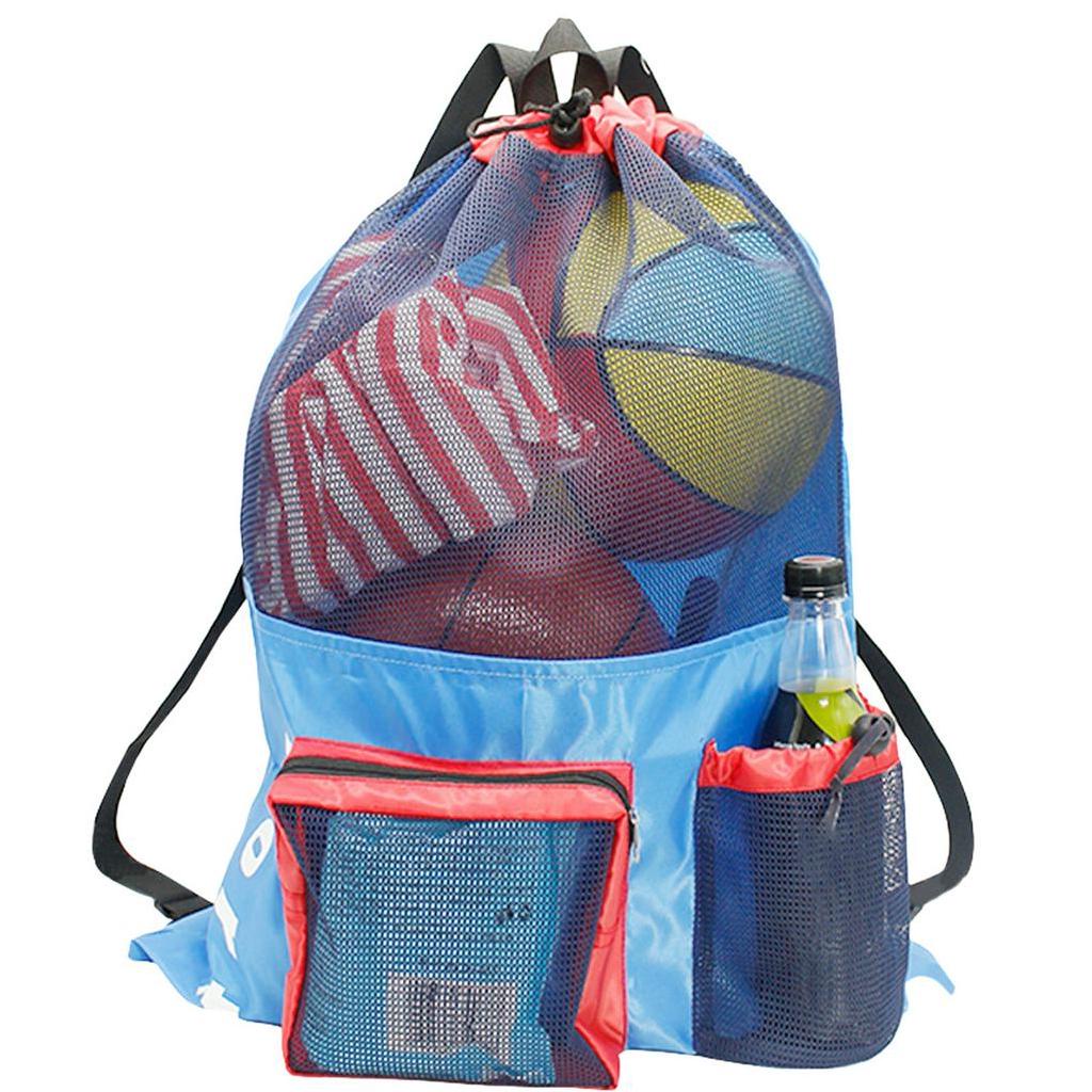 Ba Lô Thể Thao Dây Lưới Cỡ Lớn Chống Thấm Nước，Túi dây rút di động, balo dã ngoại, balo thể thao bóng rổ