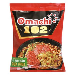 MÌ OMACHI 102 BÒ NẤU DƯA CHUA GÓI 120G