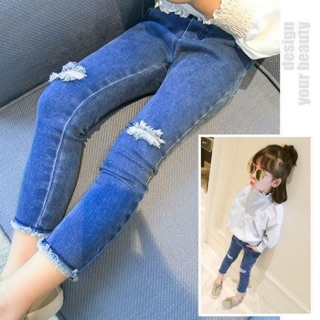 Jeans bé gái