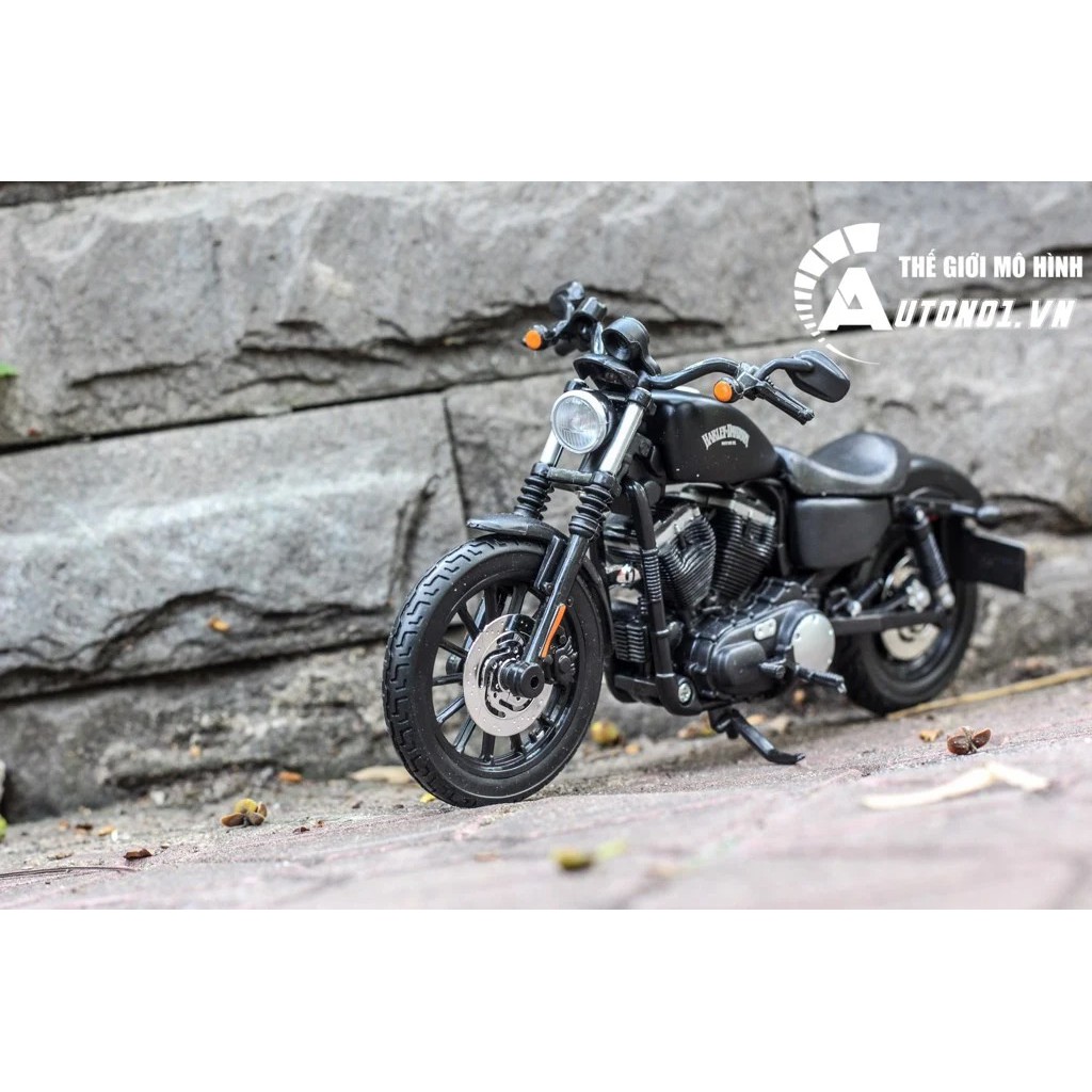 XE MÔ HÌNH ĐỒ CHƠI HARLEY DAVIDSON 13 SPORTSTER IRON 883 1:12 MAISTO 1035