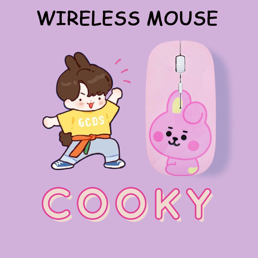 Chuột Bluetooth BT21 Dễ Thương Cho Laptop