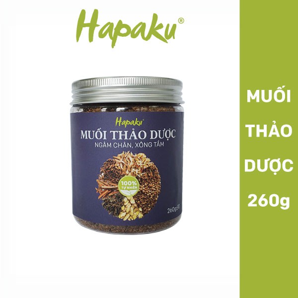 [Mã FMCGMALL -8% đơn 250K] Muối Ngâm Chân Thảo Mộc Hapaku 260g